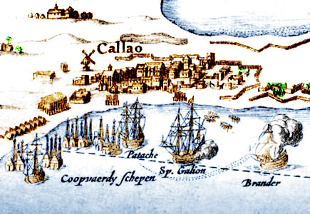 The Dutch Fleet at Callao